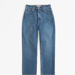 Abercrombie 90s ultra high rise straight leg jeans